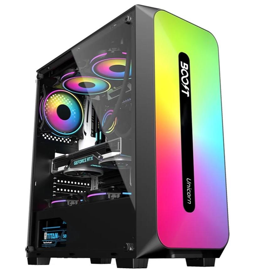 Boost Casing Unicorn ARGB Mid-Tower ATX Case Boost Casing Unicorn ARGB Mid-Tower ATX Case